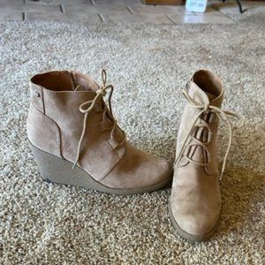 Style & Co Ankle Boots Tan/Brown Womens Size 6.5